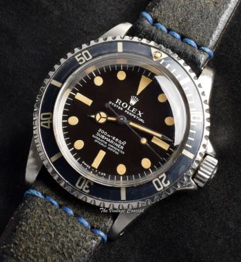 Rolex Submariner Chocolate Matte Dial 4 Lines 5512 (SOLD) - The Vintage Concept