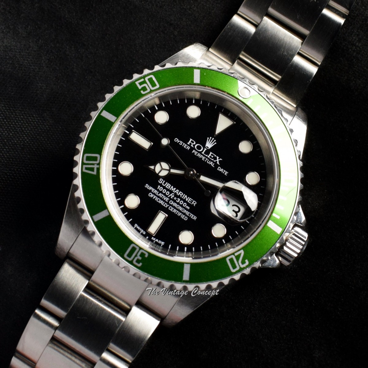 Rolex Submariner 50th Anniversary “Flat 4” 16610LV (SOLD) - The Vintage ...