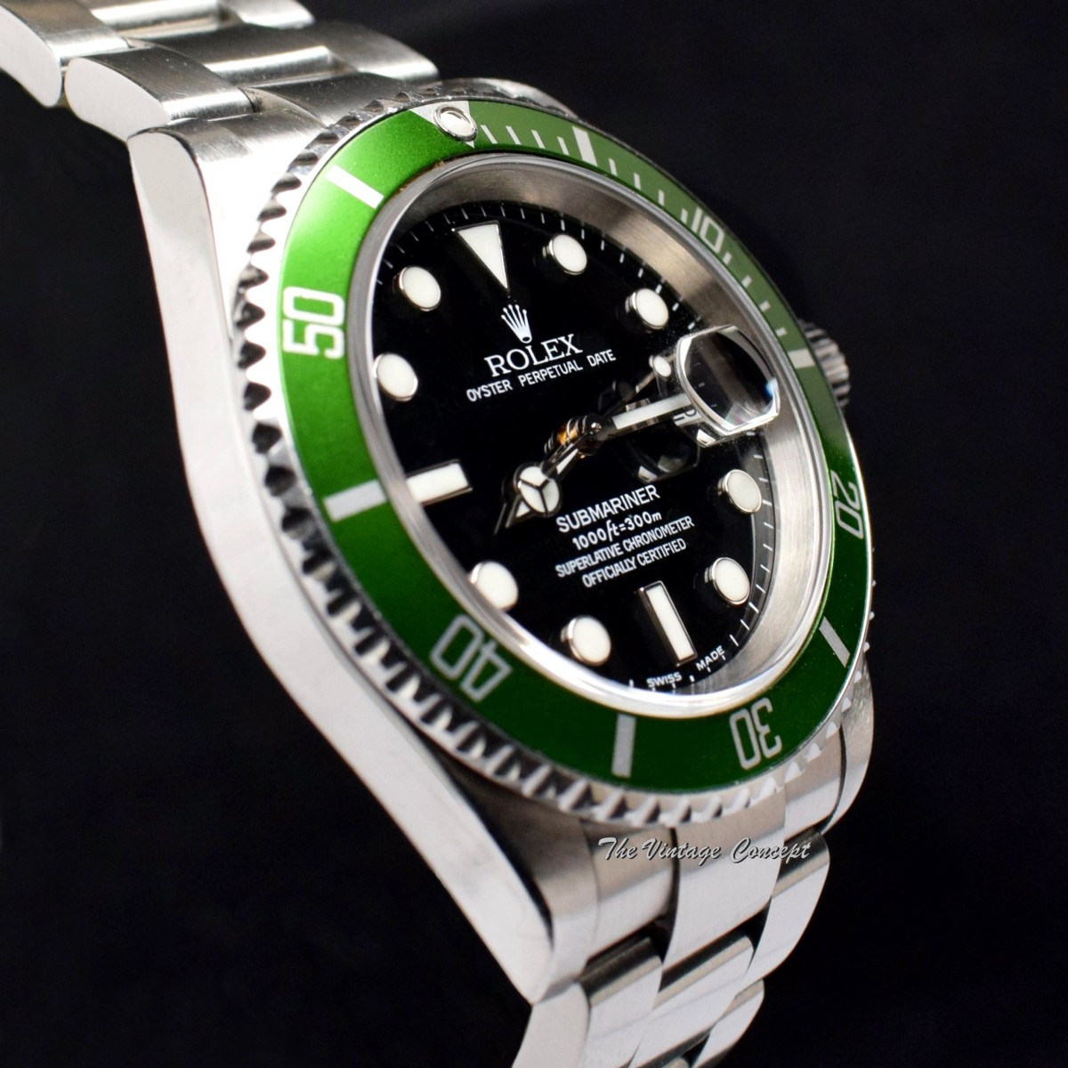 Rolex Submariner 50th Anniversary “Flat 4” 16610LV (SOLD) - The Vintage ...