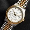 Rolex Datejust Two-Tones White Dial Gold Numeral Index 16253 w/ Original Paper (SOLD)