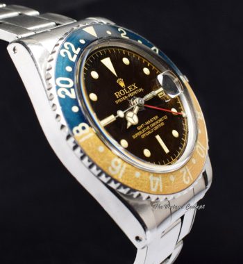 Rolex GMT-Master PCG Chapter Ring Tropical Gilt Dial 1675 (SOLD) - The Vintage Concept
