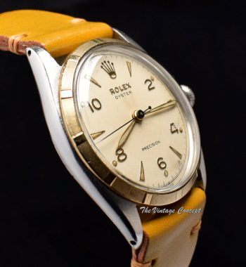 Rolex Oyster Two-Tones Creamy Dial Manual Wind 4365 (SOLD) - The Vintage Concept