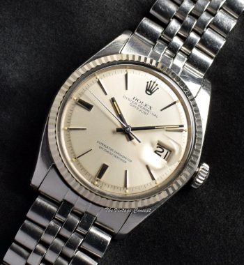 Rolex Datejust Silver Dial 1601 (SOLD) - The Vintage Concept
