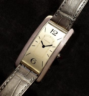 Cartier Platinum Tank Cintree Limited Edition WGTA0027 4124 (Full Set) (SOLD) - The Vintage Concept