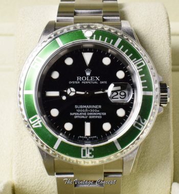 New Old Stock Unworn Rolex Submariner 50th Anniversary 16610LV (Full Set) (SOLD) - The Vintage Concept