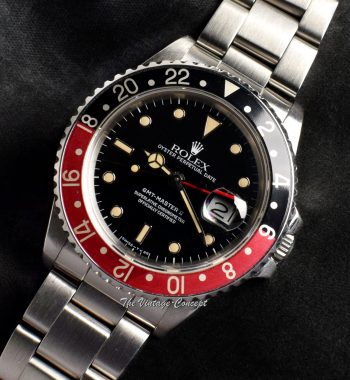 Rolex GMT-Master II Fat Lady Coke 16760 (SOLD) - The Vintage Concept