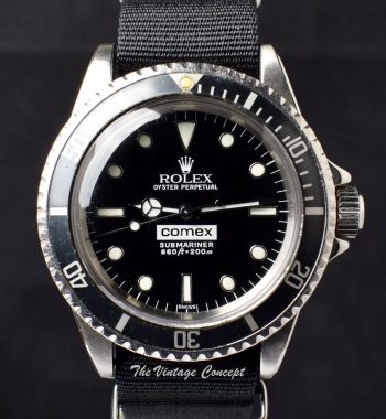 Rolex Submariner "COMEX" Glossy Dial 5514 w/ Many Provenances from RSC UK w/ Hudson (SOLD) - The Vintage Concept