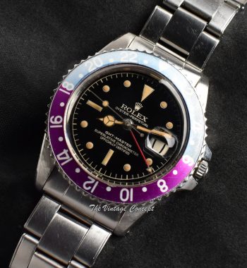 Rolex GMT-Master PCG Chapter Ring Gilt Dial 1675 (SOLD) - The Vintage Concept