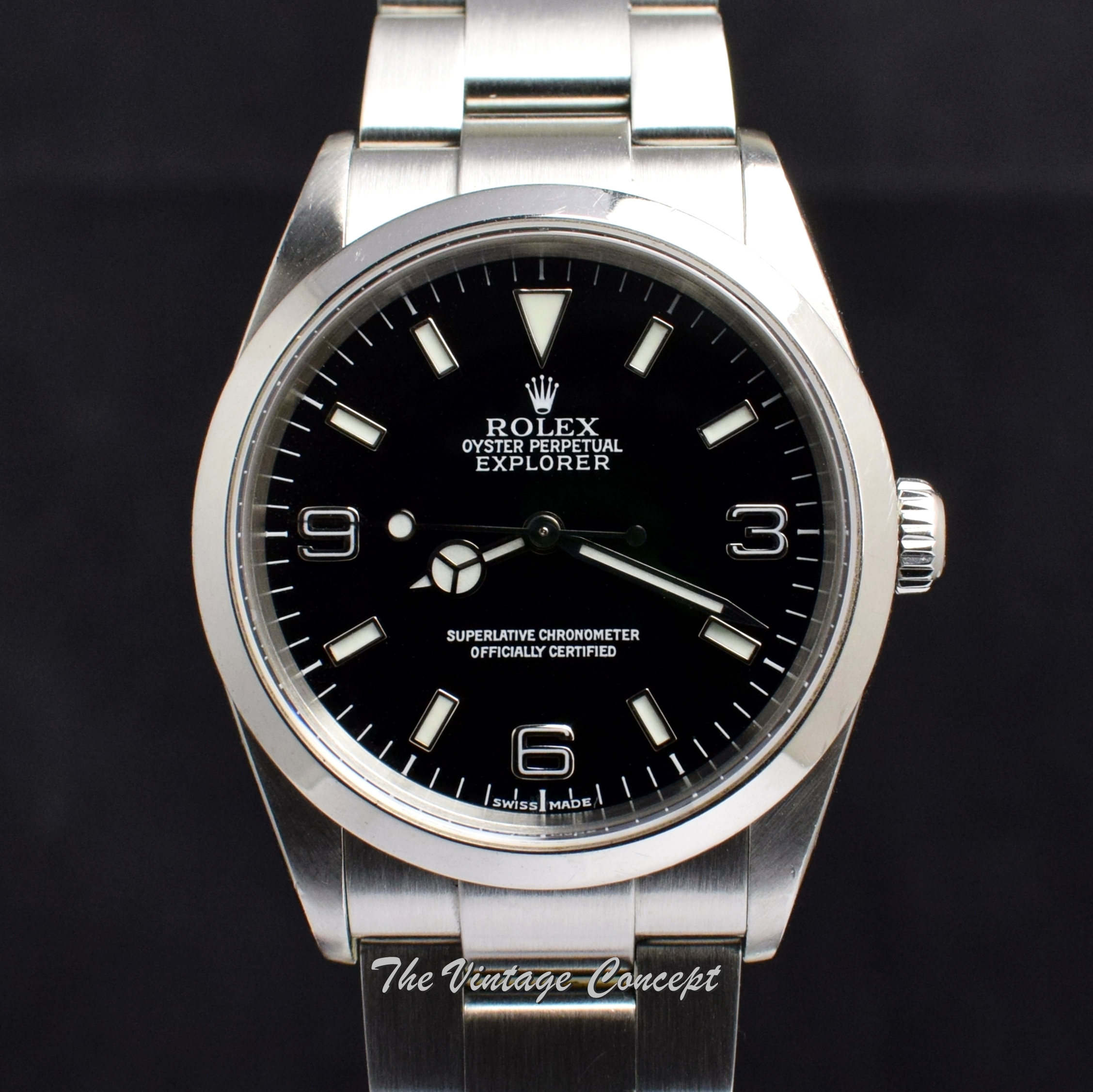rolex oyster perpetual explorer superlative chronometer officially certified