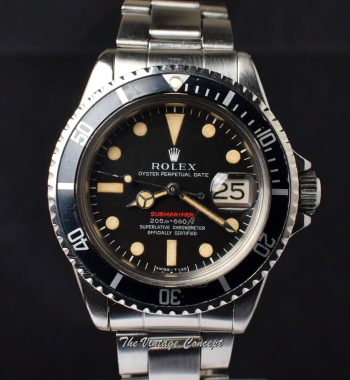 Rolex Submariner Single Red MK II 1680 (SOLD) - The Vintage Concept