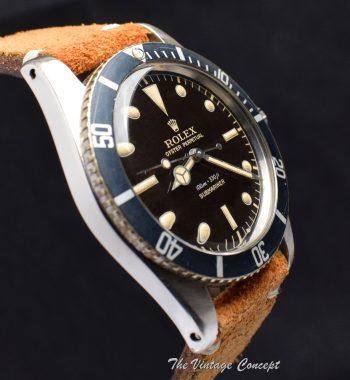 Rolex Submariner Small Crown Chocolate Gilt Dial 5508 w/ Original Paper (SOLD) - The Vintage Concept