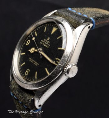 Rolex Explorer Chapter Ring Gilt Dial 1016 w/ Chronometer Paper (SOLD) - The Vintage Concept