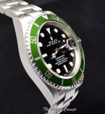 Rolex Submariner 50th Anniversary “Flat 4” 16610LV - The Vintage Concept