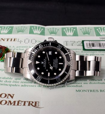 Rolex Sea-Dweller Unpolished Case 16600 w/ Original Paper (SOLD) - The Vintage Concept