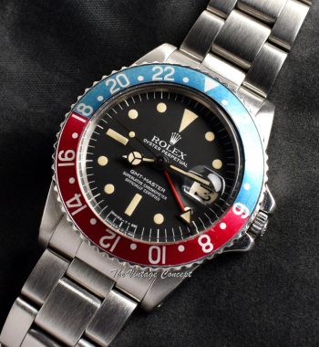 Rolex GMT-Master Radial Dial MK III 1675 (SOLD) - The Vintage Concept