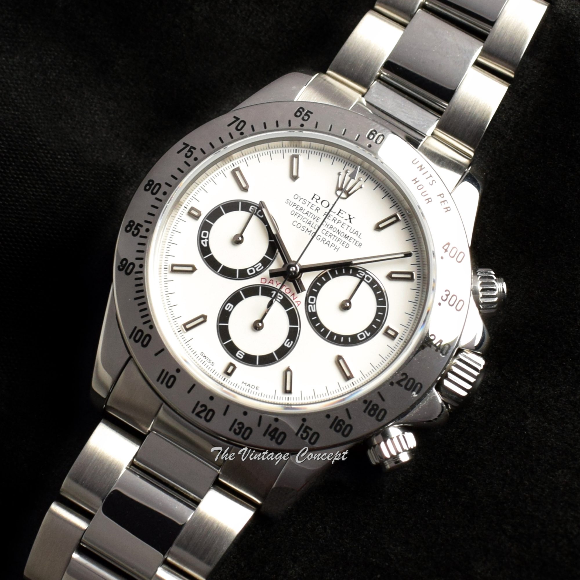 Rolex Daytona "A Series" White Dial 16520 w/ Recent Service Record ( SOLD ) - The Vintage Concept