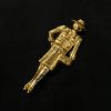 Chanel Gold Tone Coco Chanel Gabrielle Mademoiselle Brooch Pin from 80’s (SOLD)