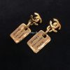 Chanel Gold Tone Dangle Rectangular 31 Rue Cambon Paris Clip Earrings from 80’s (SOLD)