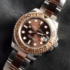 Pre-owned Rolex Yacht-Master 37mm Chocolate Dial 268621 (Full Set) w/ Purchase Invoice
