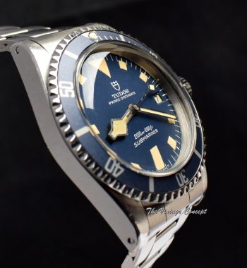 Tudor Submariner Blue Snowflake w/ Date 9411/0 - The Vintage Concept