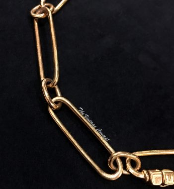 Chanel Gold Tone Unique Chain Necklace 01P (SOLD) - The Vintage Concept