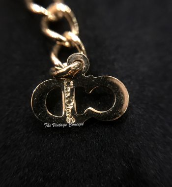 Dior Gold Tone D-I-O-R Necklace (SOLD) - The Vintage Concept