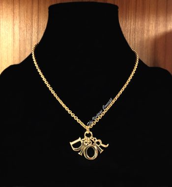 Dior oblique necklace Dior Gold in Metal - 39457580