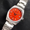 Brand New Unworn Rolex Oyster Perpetual Coral Red Dial 126000 (Full Set)   (SOLD)