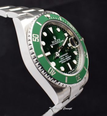 Rolex Submariner Hulk Green Dial Ceramic 116610LV w/ Rolex Guarantee Card (SOLD) - The Vintage Concept