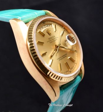 Rolex Day-Date 18K YG Gold Dial 18038 (SOLD) - The Vintage Concept