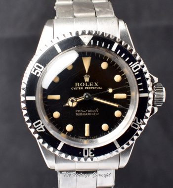 Rolex Submariner Tropical Gilt Dial 5513 (SOLD) - The Vintage Concept