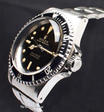 Rolex Submariner Tropical Gilt Dial 5513 (SOLD) - The Vintage Concept