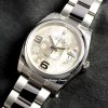 95% NEW Rolex Datejust Silver Flower Pattern Dial 116200 (Full Set) (SOLD)