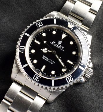 Rolex Submariner No Date 14060 w/ Original Paper & Tags (SOLD) - The Vintage Concept