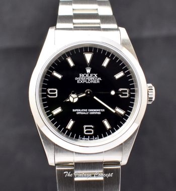 Rolex Explorer I 14270 w/ Original Paper (SOLD) - The Vintage Concept