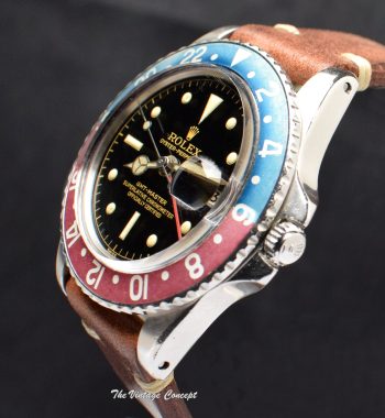 Rolex GMT-Master Gilt Dial Chapter Ring 1675 (SOLD) - The Vintage Concept