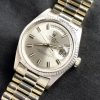 Rolex Day-Date 18K White Gold Silver Wideboy Dial 1803