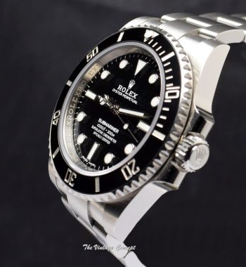 Rolex Submariner No Date 114060 w/ Rolex Guarantee Card (SOLD) - The Vintage Concept