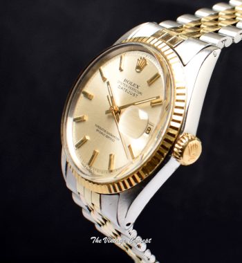 Rolex Datejust Two-Tone Silver Dial 1601 (SOLD) - The Vintage Concept