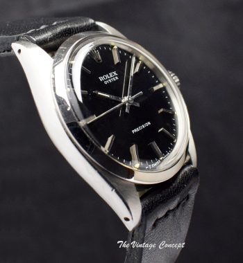 Rolex Oyster Precision Black Dial Manual Wind 6426 (SOLD) - The Vintage Concept