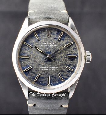 Rolex Oyster Perpetual Blue Grey Dial 1002 (SOLD) - The Vintage Concept