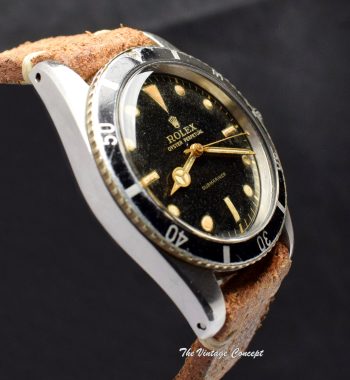 Rare Rolex Submariner Small Crown Gilt Dial 6205 - The Vintage Concept