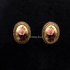 Gold Tone Victorian Rose Piece Earrings from 70’s  (SOLD)
