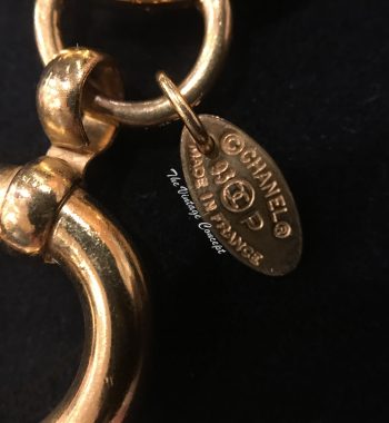 Chanel Gold Tone 3 Round Pendant Bracelet 93P "4320" - The Vintage Concept