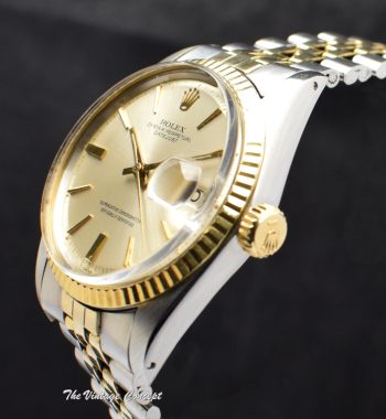 Rolex Datejust Two-Tone Silver Dial 1601 w/ Double Punched Papers (SOLD) - The Vintage Concept