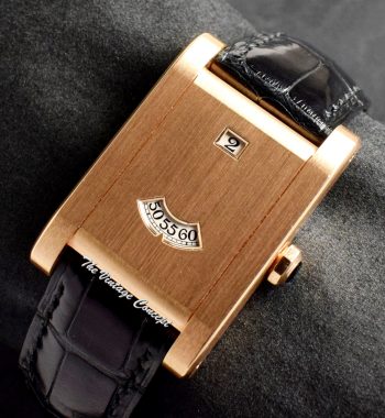Cartier Tank à Guichets CPCP Rose Gold Jump Hour Limited Edition 2817 (SOLD) - The Vintage Concept