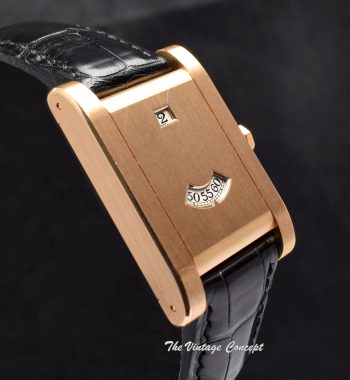 Cartier Tank à Guichets CPCP Rose Gold Jump Hour Limited Edition 2817 (SOLD) - The Vintage Concept
