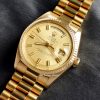 Rolex Day-Date 18K Yellow Gold Champagne Wideboy Dial 1803  (SOLD)