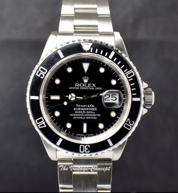 Rolex Submariner “Tiffany & Co.” 16610 (Box Set) (SOLD) - The Vintage Concept