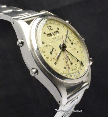 Rolex Killy Triple Date Calendar Chronograph Stainless Steel Creamy Dial 6036 - The Vintage Concept